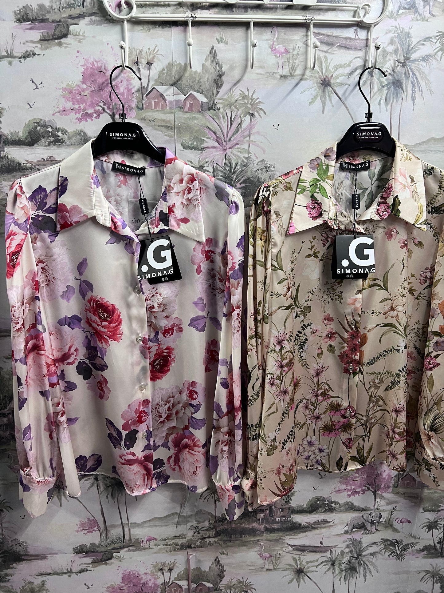 Camicia pois raso Simona g