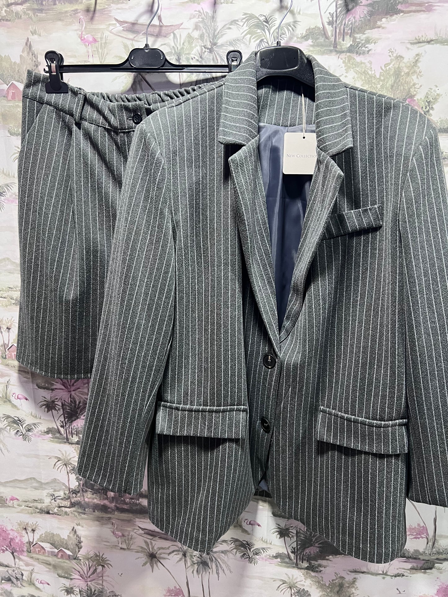 Bermuda curvy gessato caldo