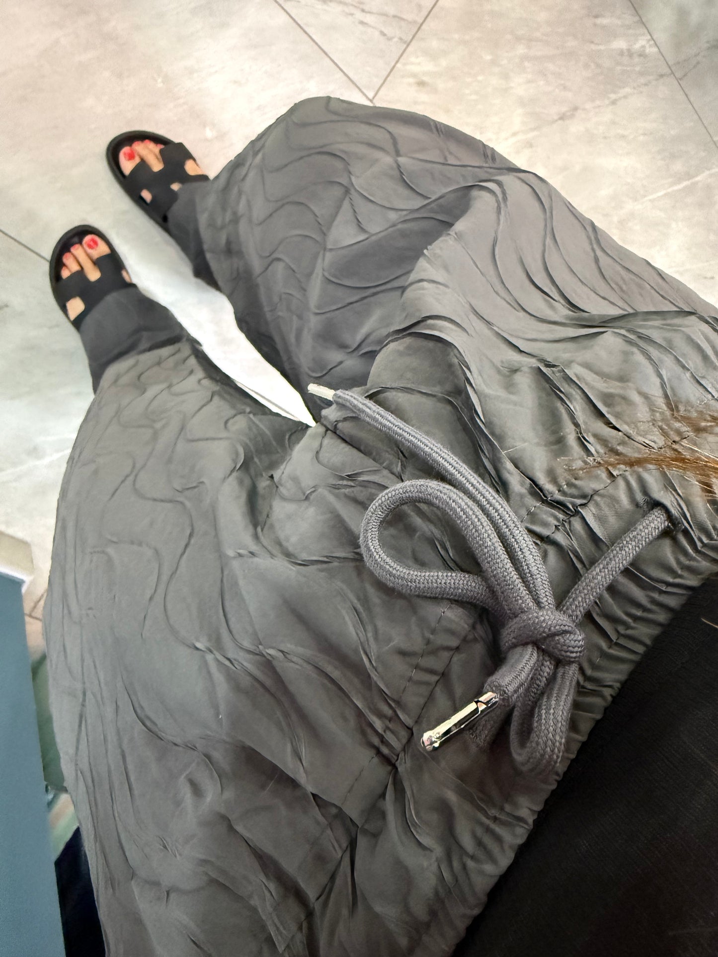 Pantalone ballon onde