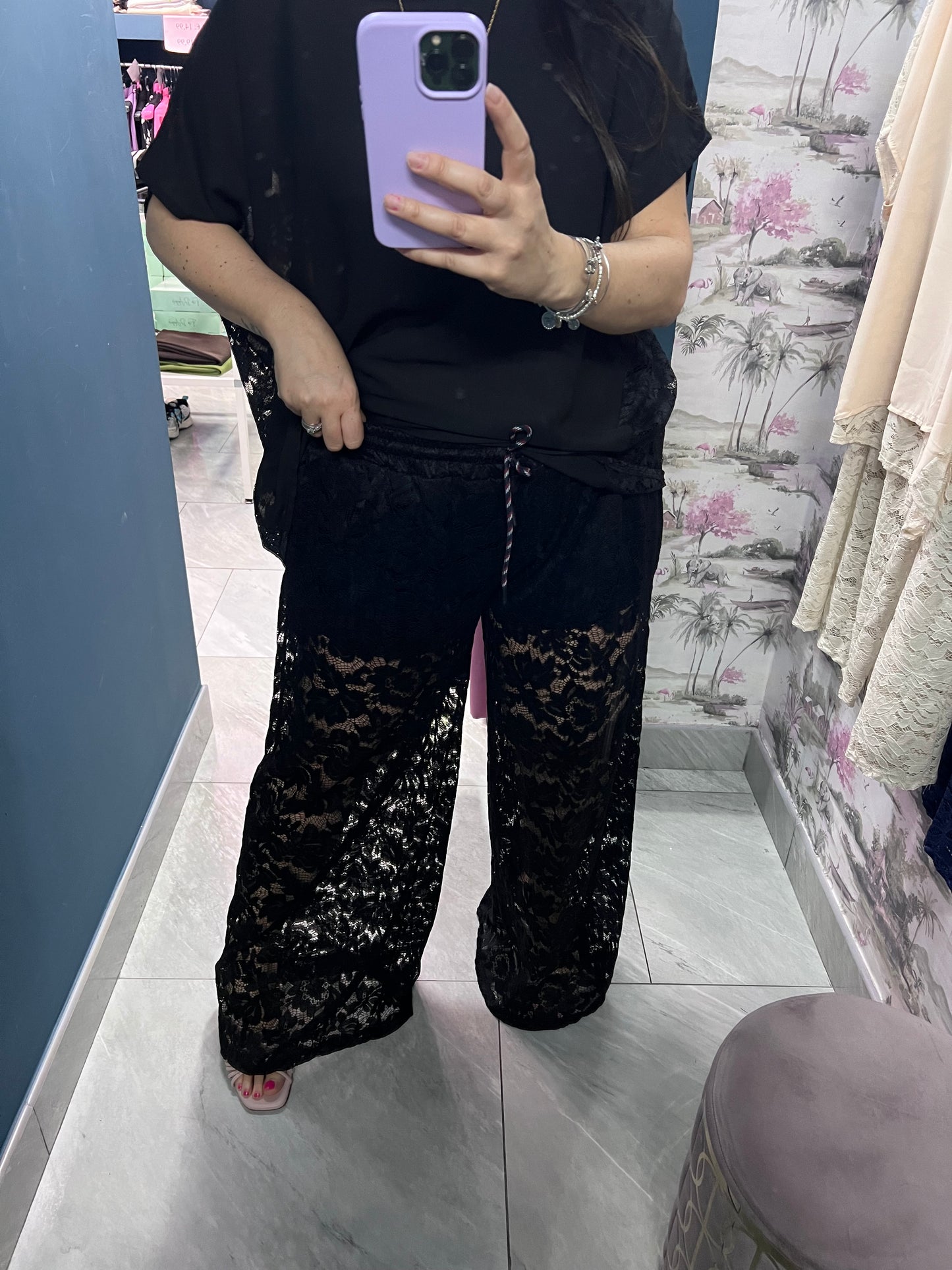 Coordinato merletto curvy