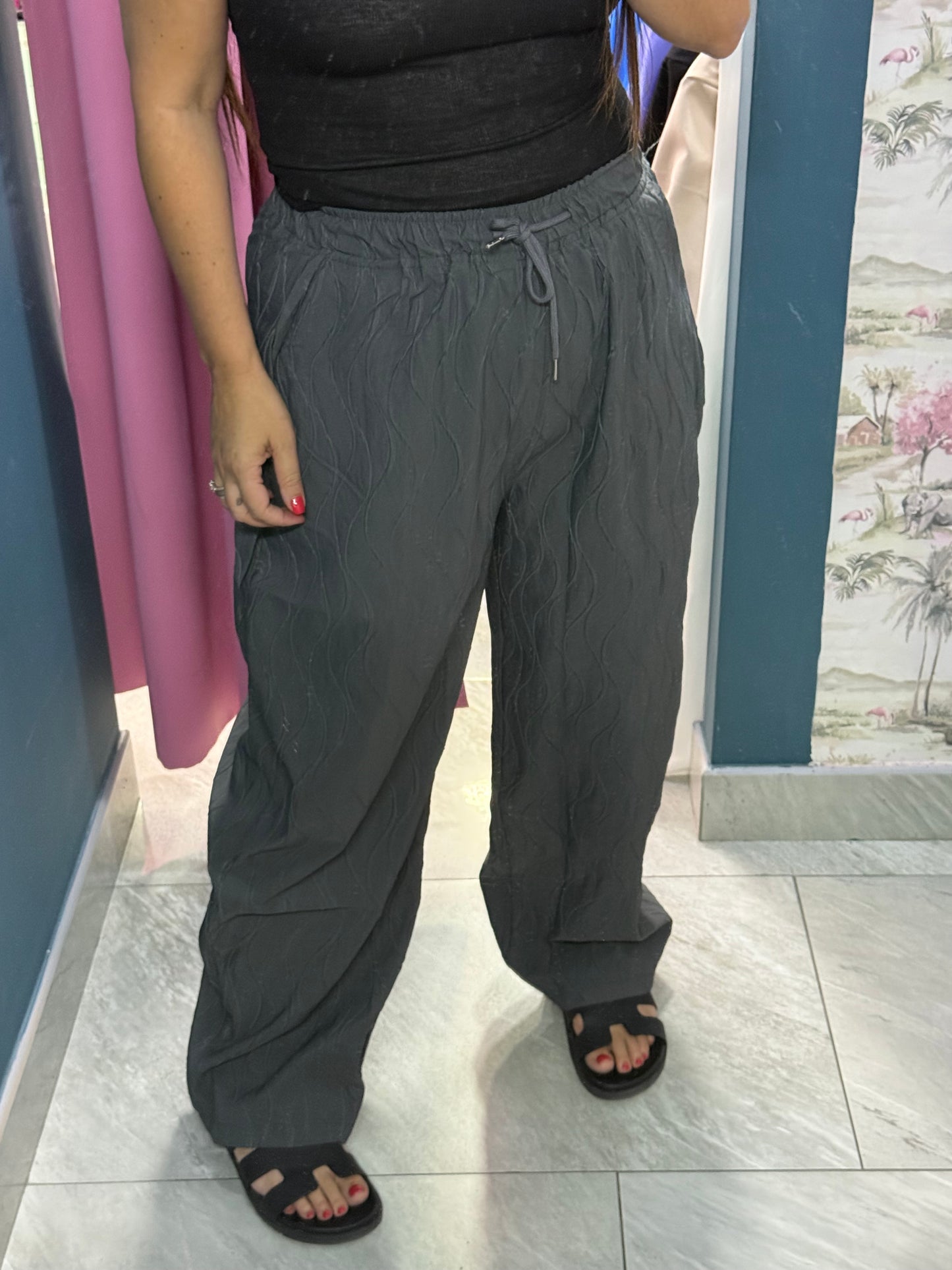Pantalone ballon onde