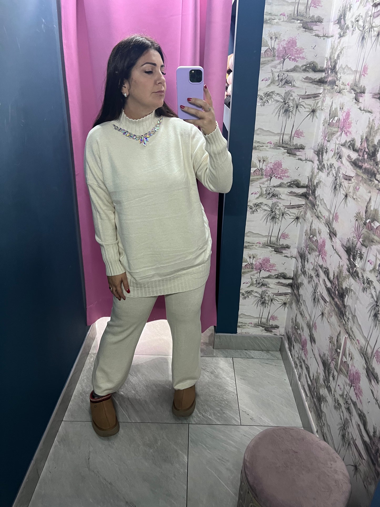 Coordinato mezzo collo personalizzato