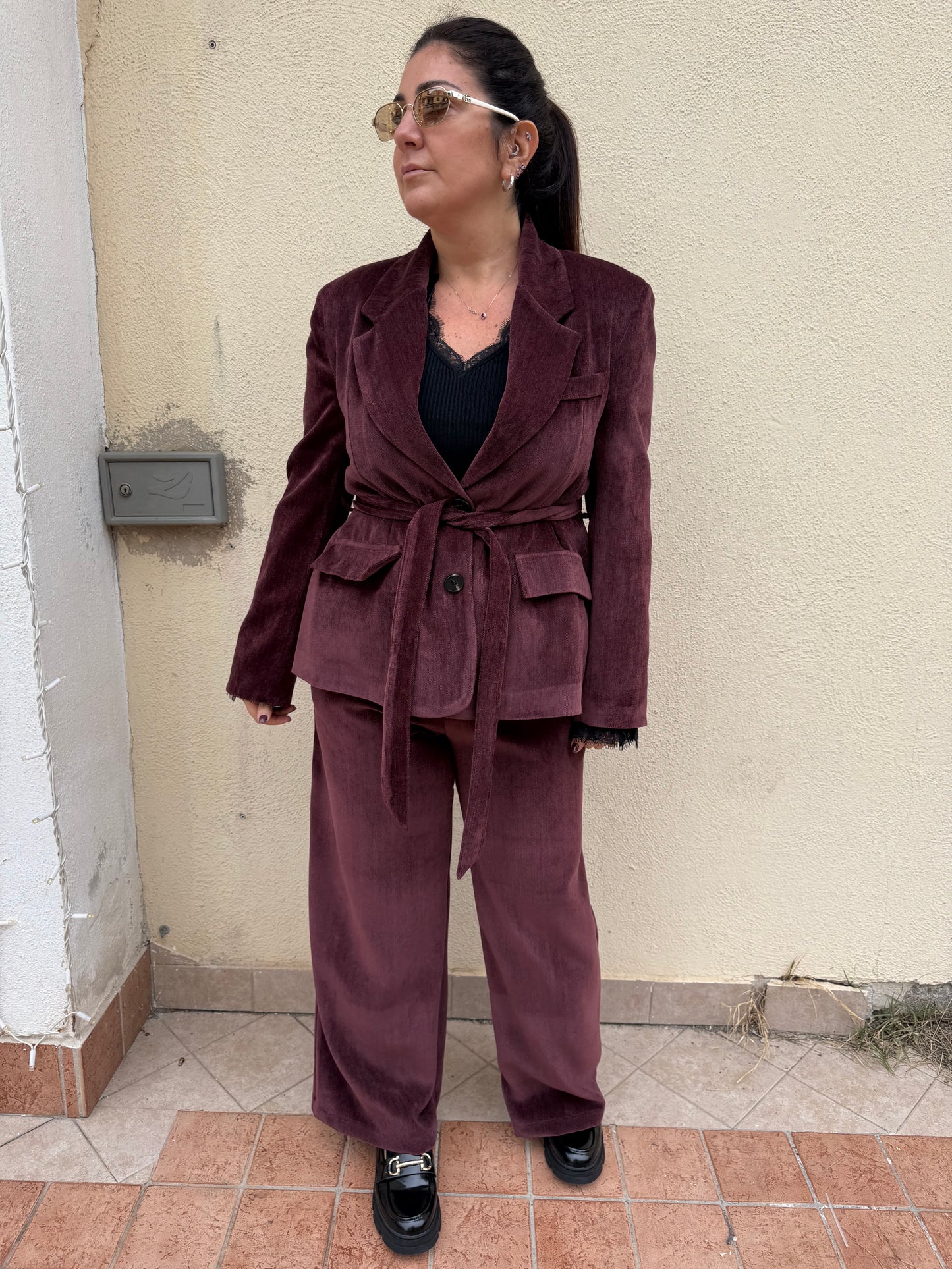 Tailleur justwest velluto