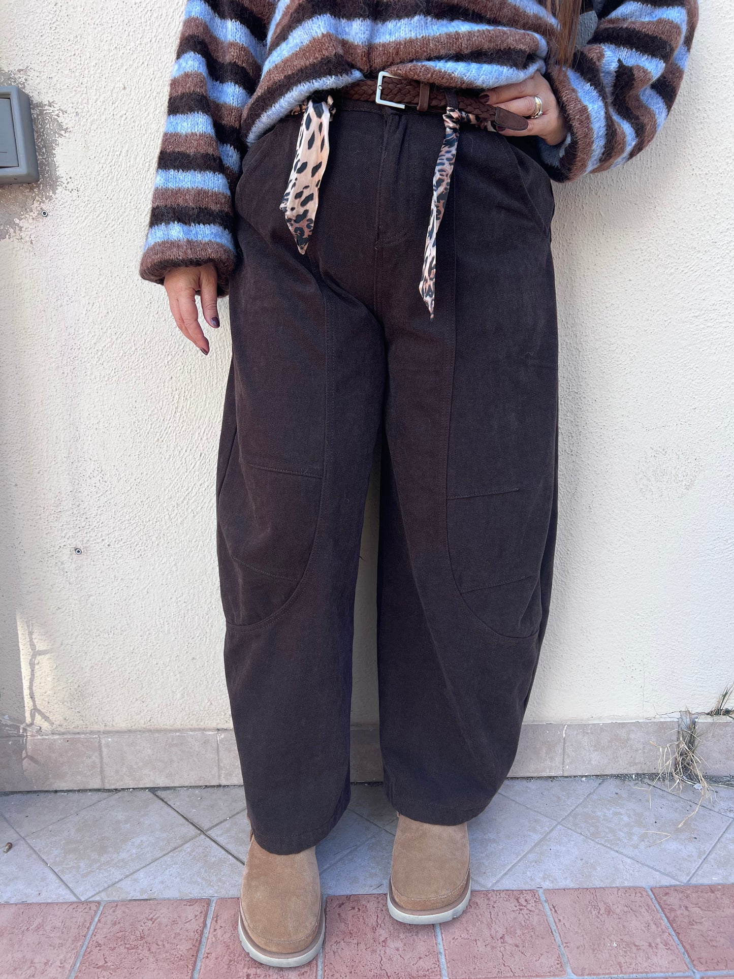 Jeans Velluto ballon Bro