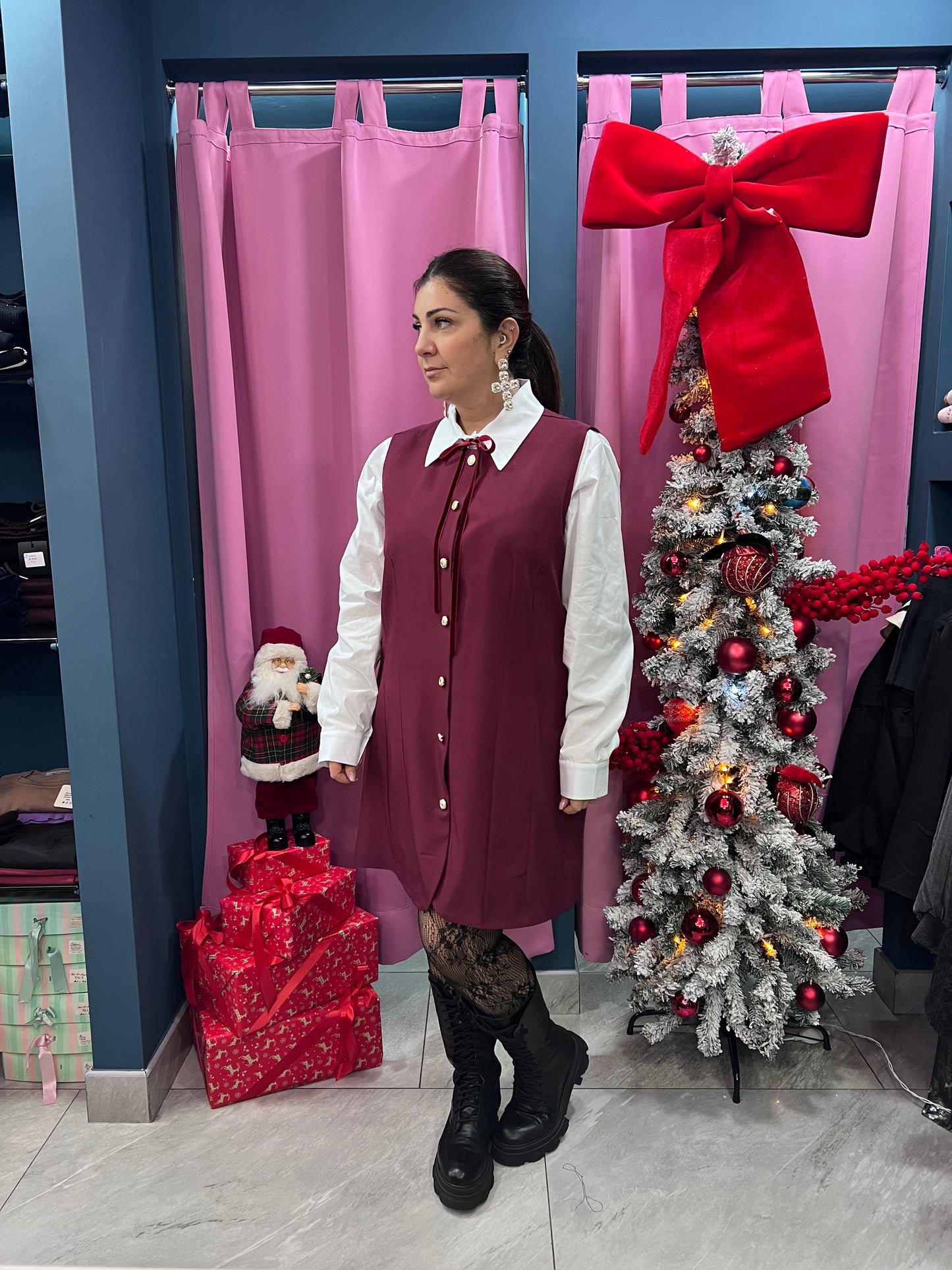 Abito scamiciata curvy