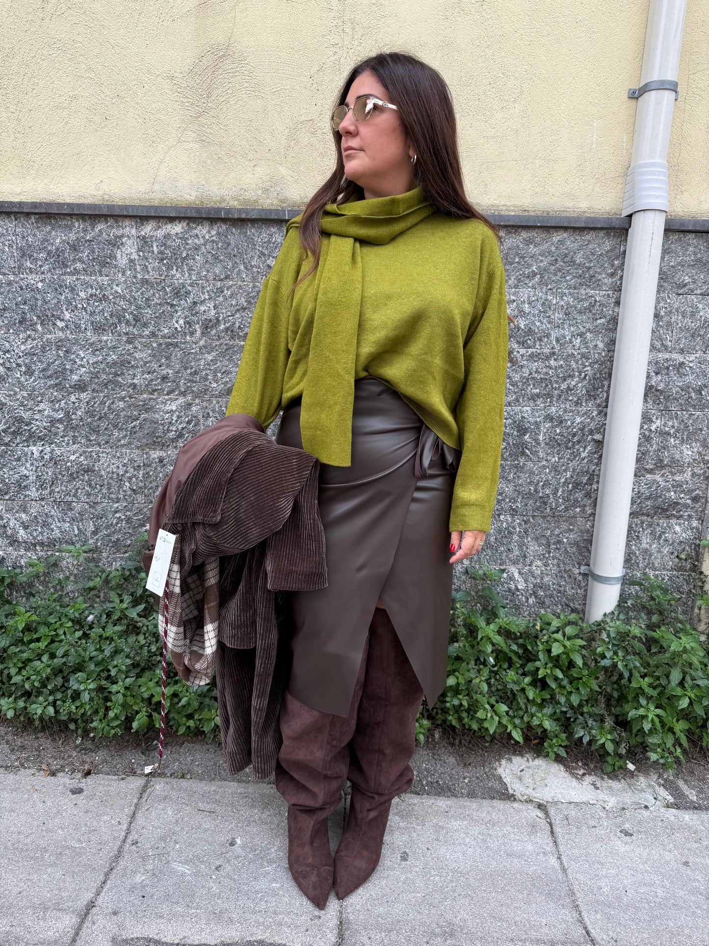 Gonna portafoglio ecopelle Nadia