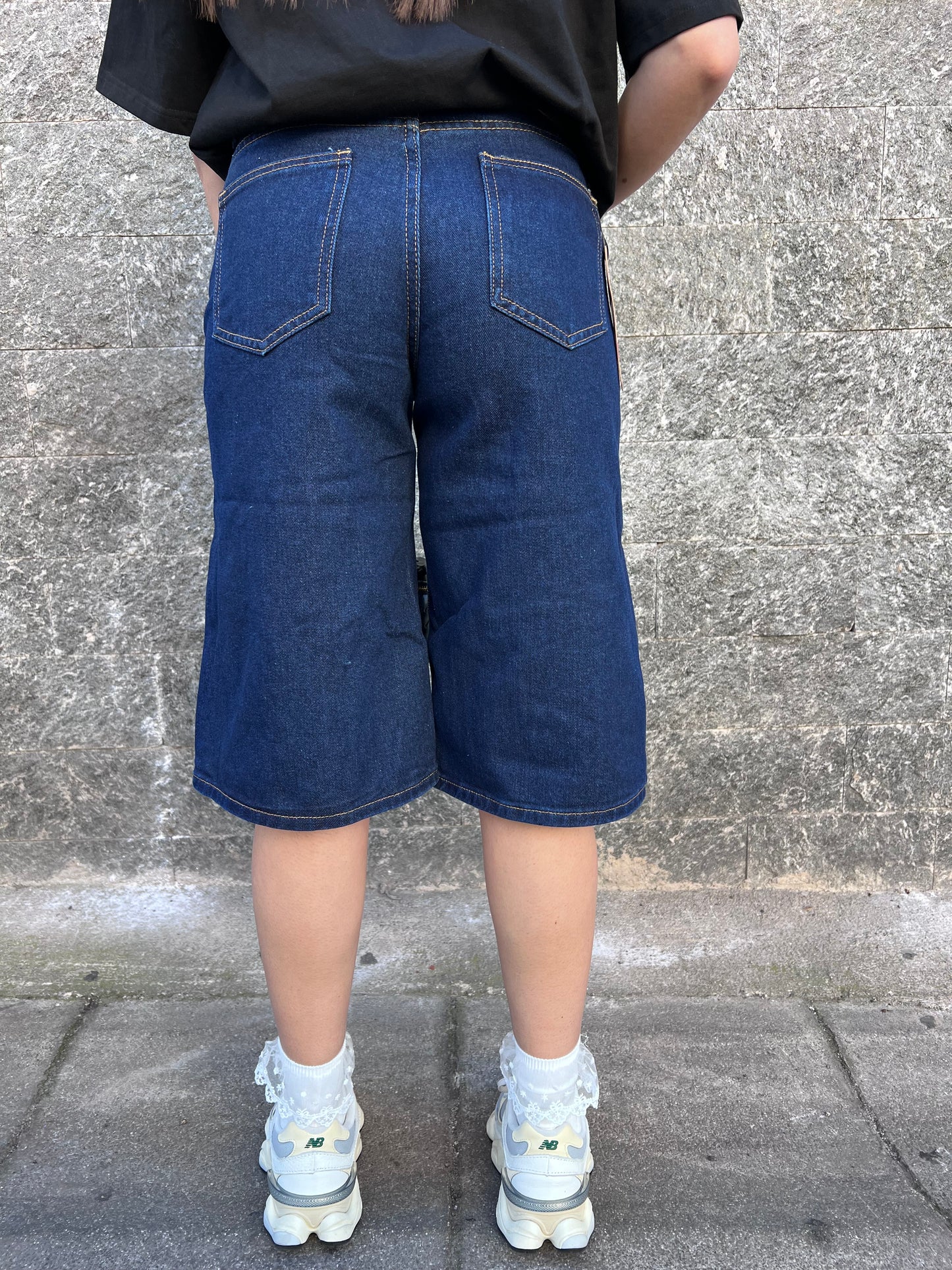 Bermuda jeans blue