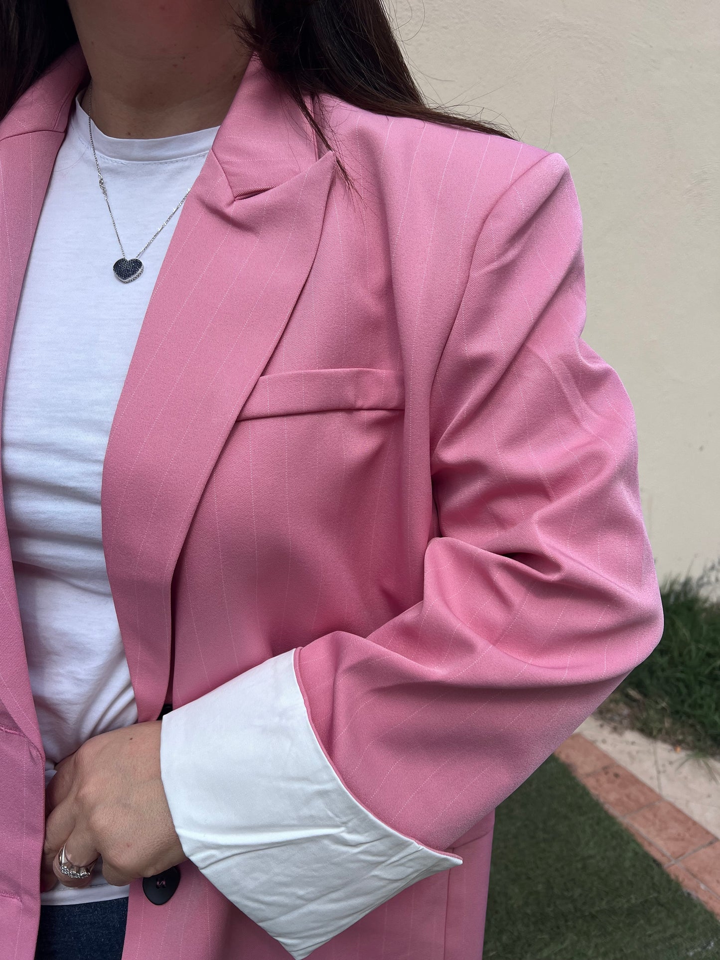 Giacca Barbie oversize