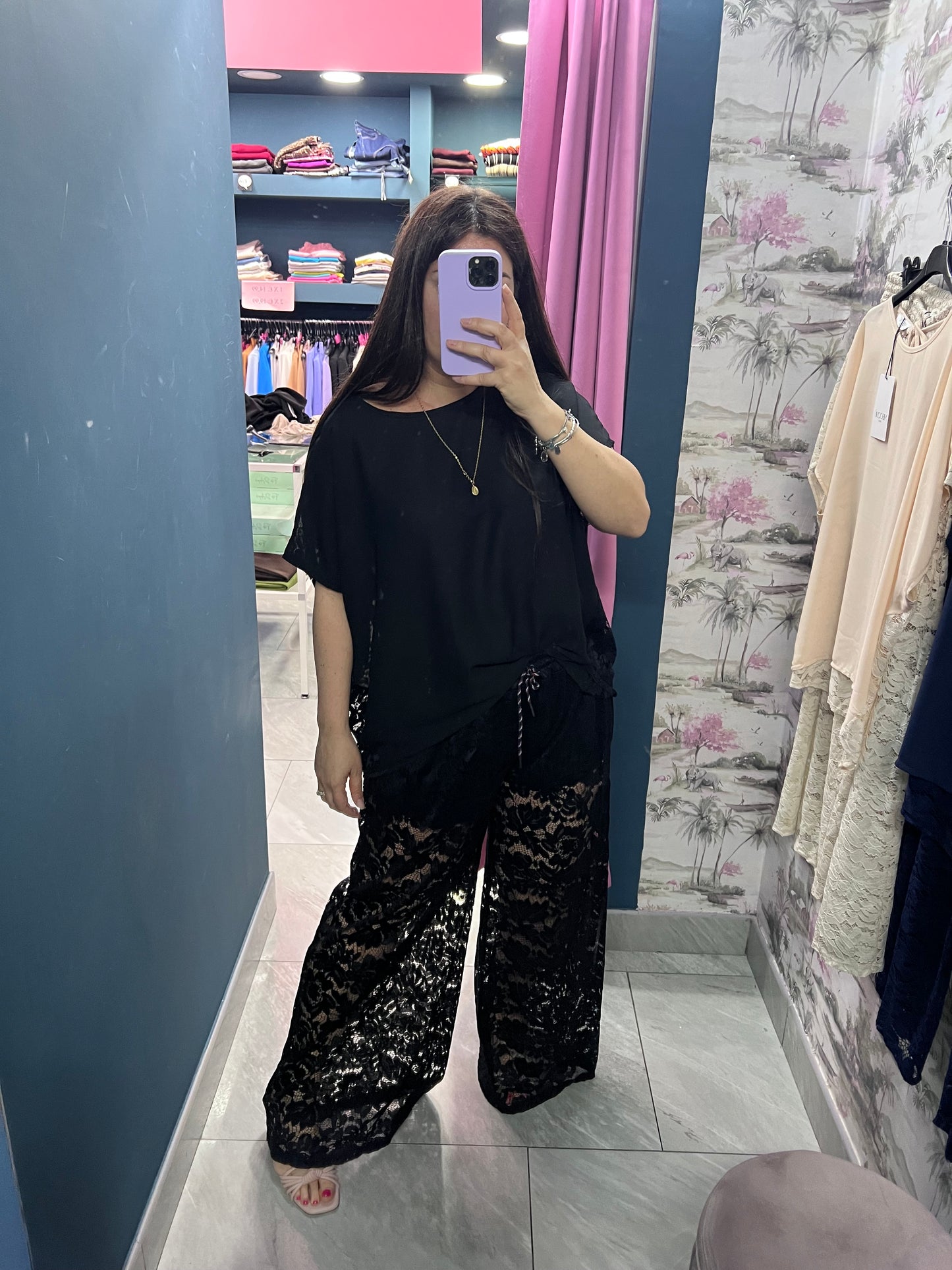 Coordinato merletto curvy