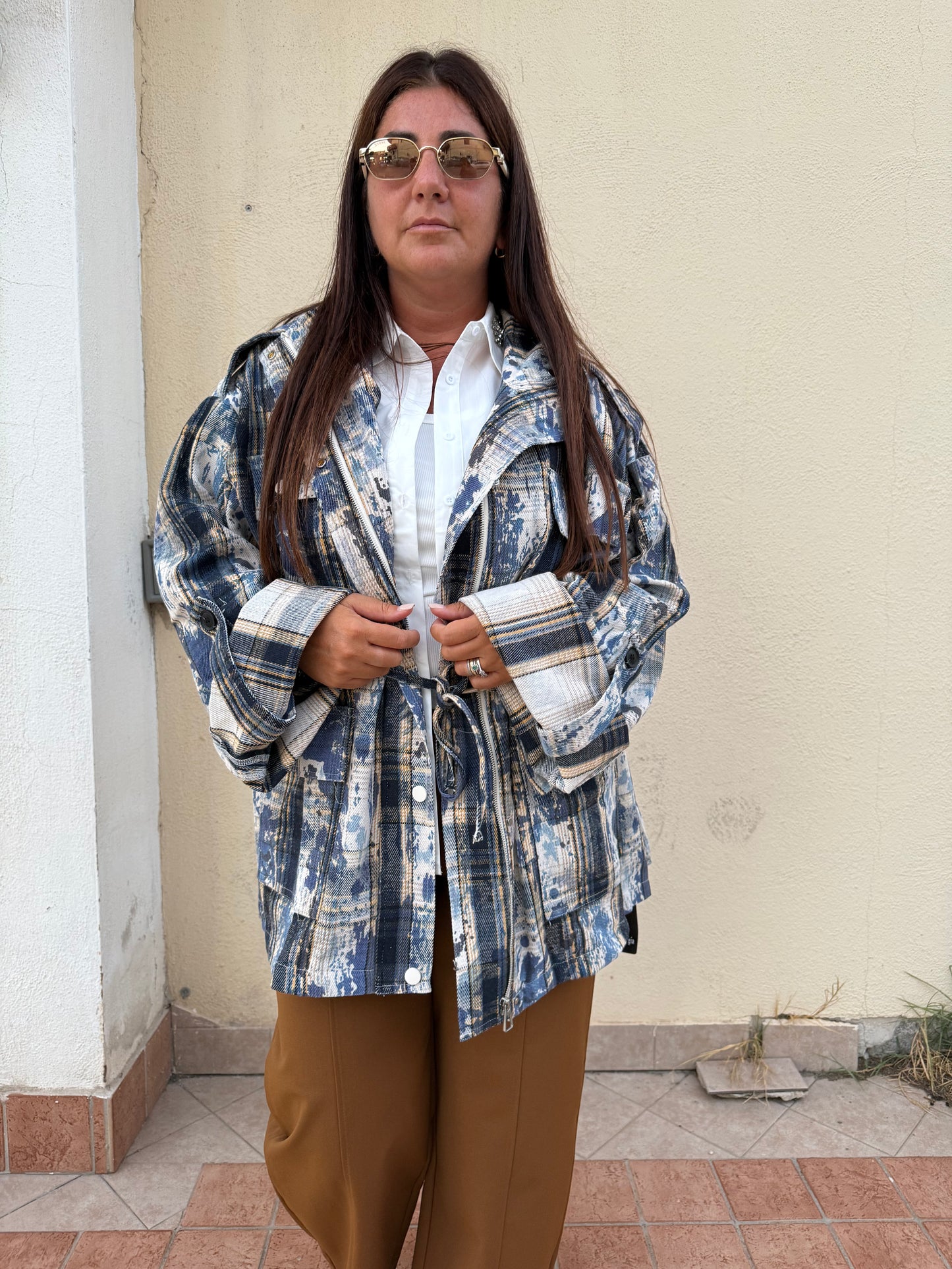 Giacca pop-up oversize