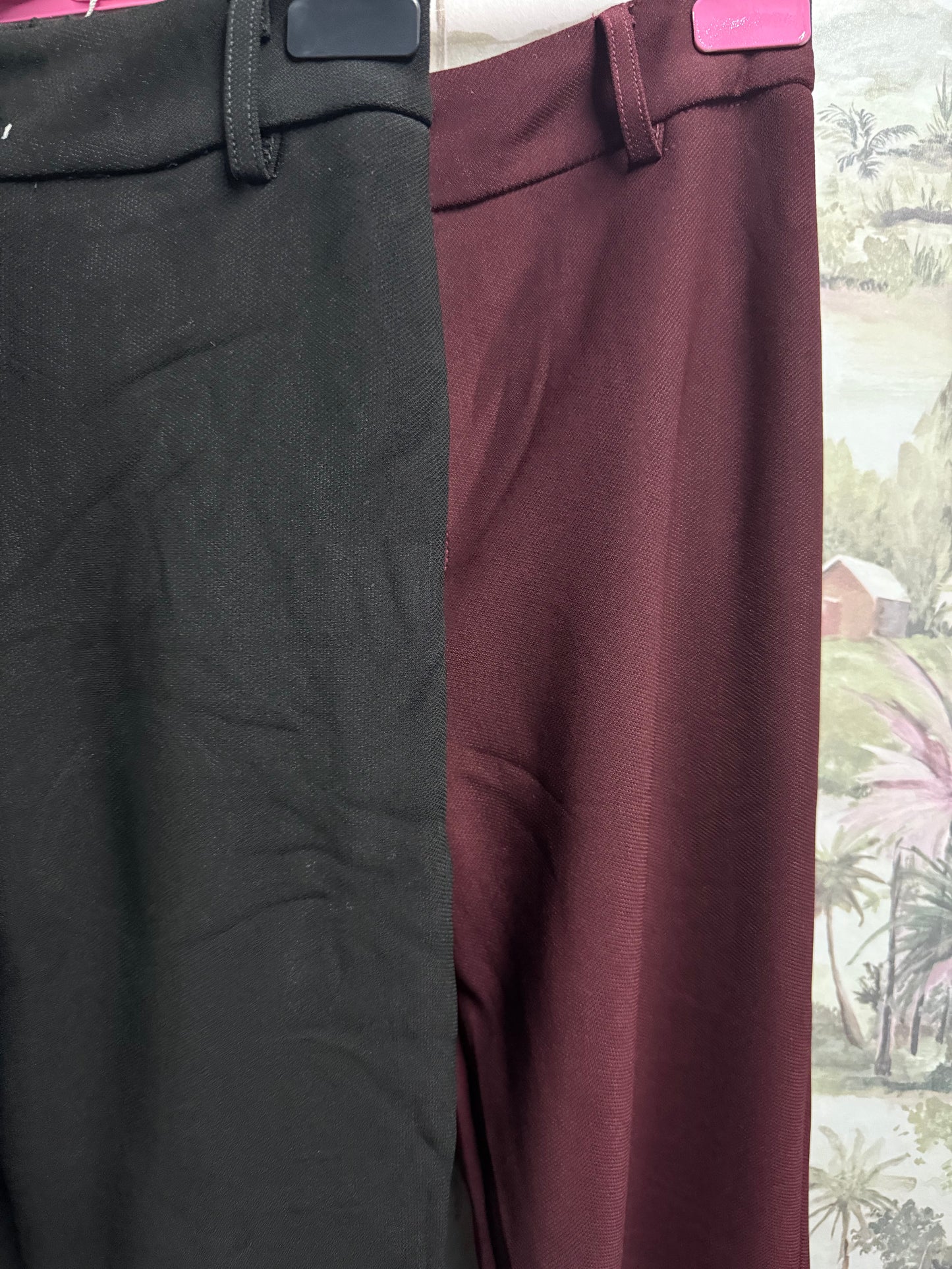 Pantalone zampa foderato