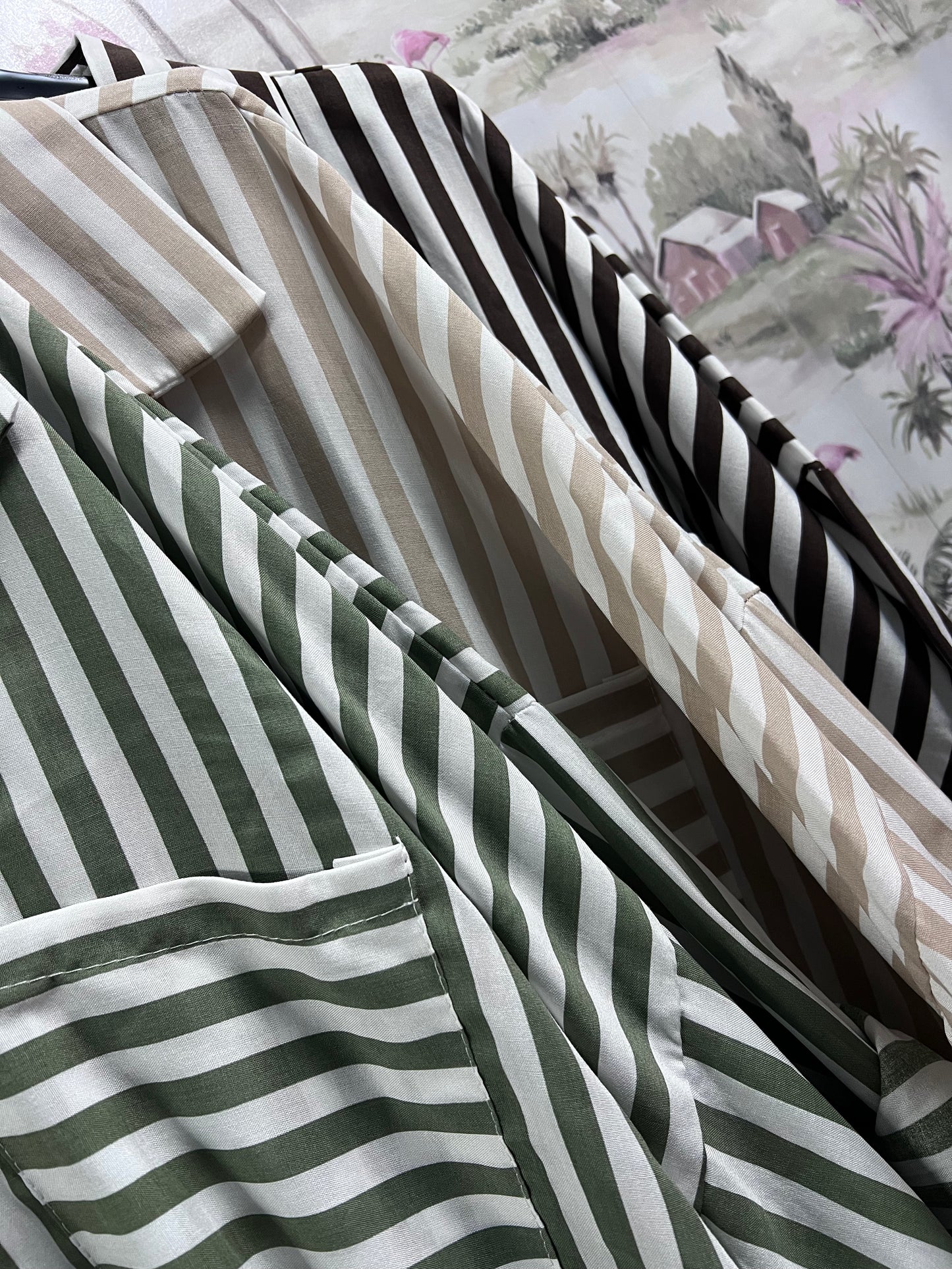 Camicia curvy a righe