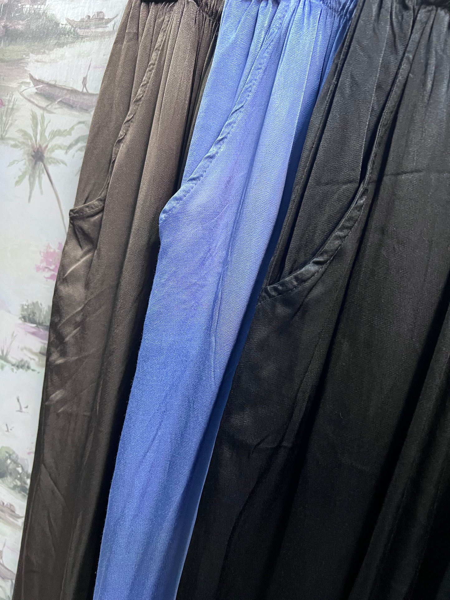 Pantalone in raso curvy