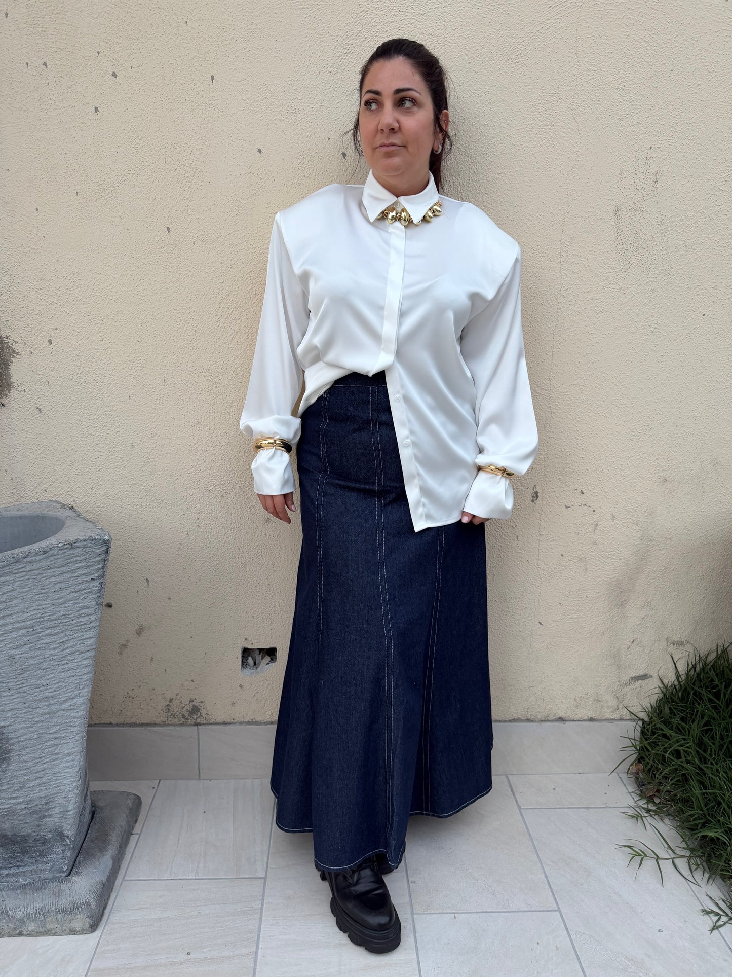 Camicia Madonna raso