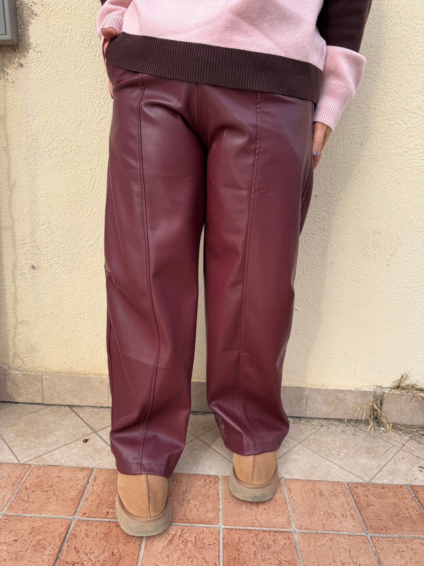 Pantalone ecopelle Alessia