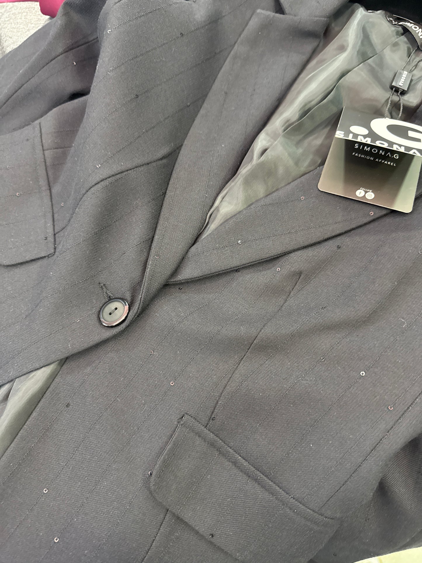 Giacca micro paillettes Simona G