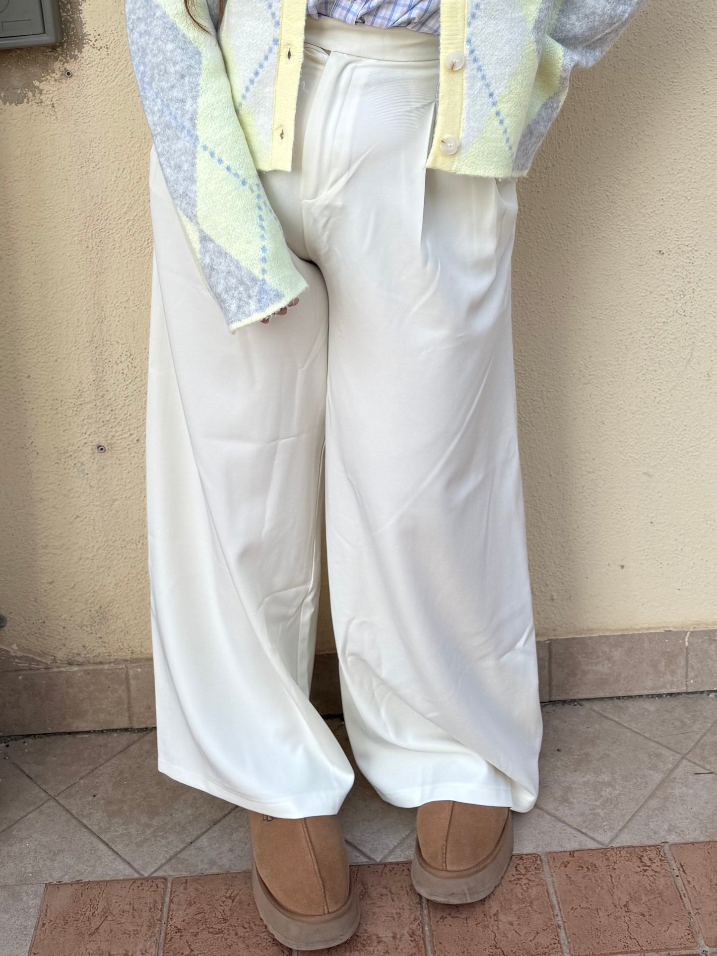 Pantalone bianco Mochy