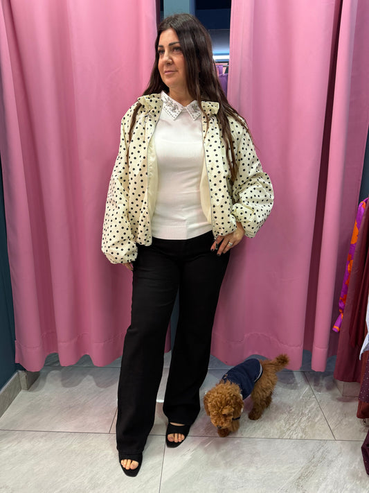 Jeans Nero palazzo curvy