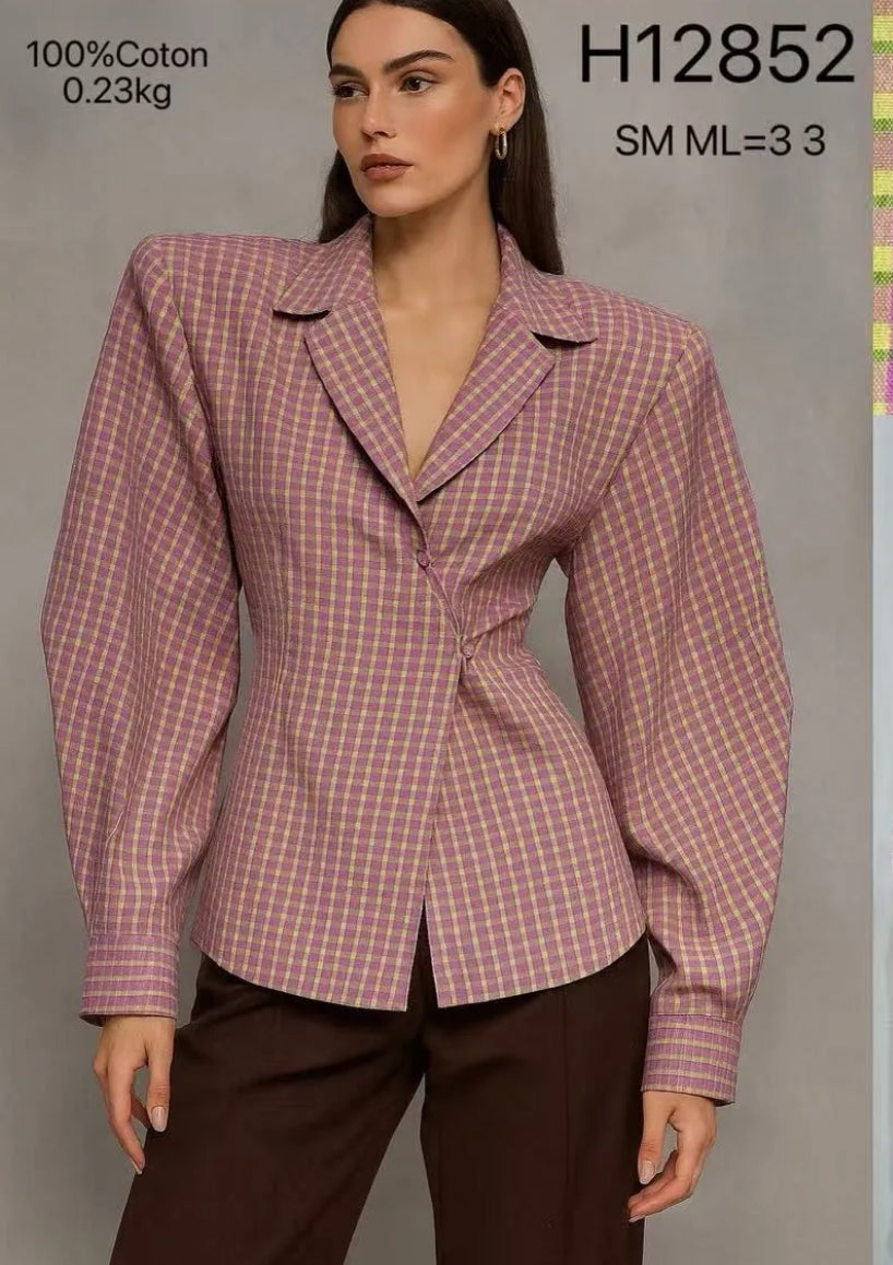 Camicia quadretti P/E