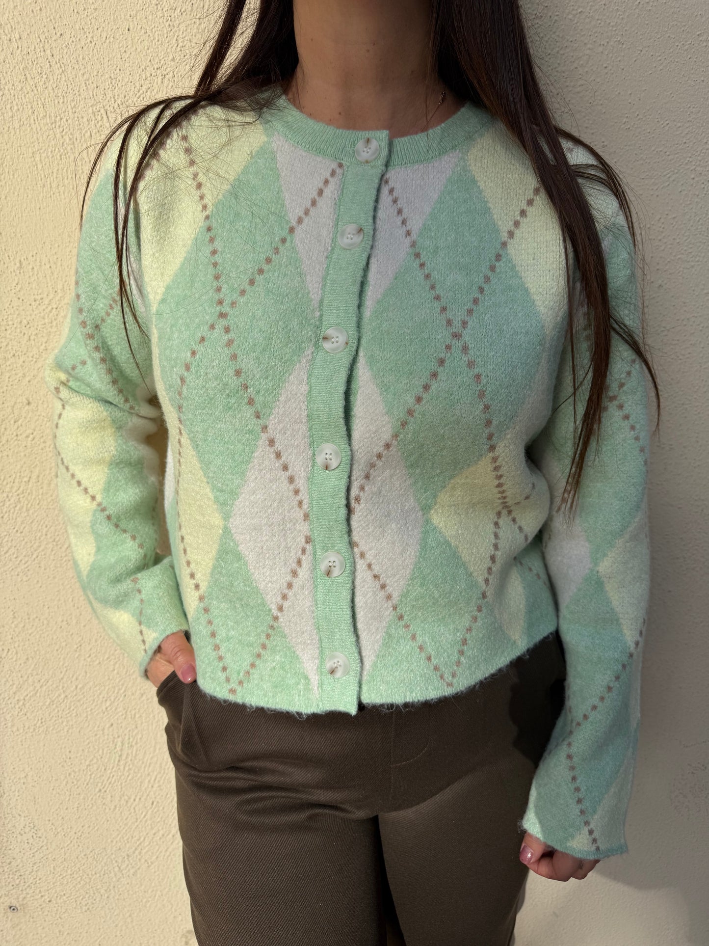 Cardigan rombi Soleil