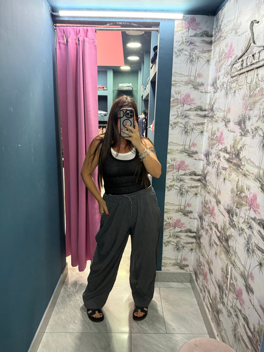 Pantalone ballon onde