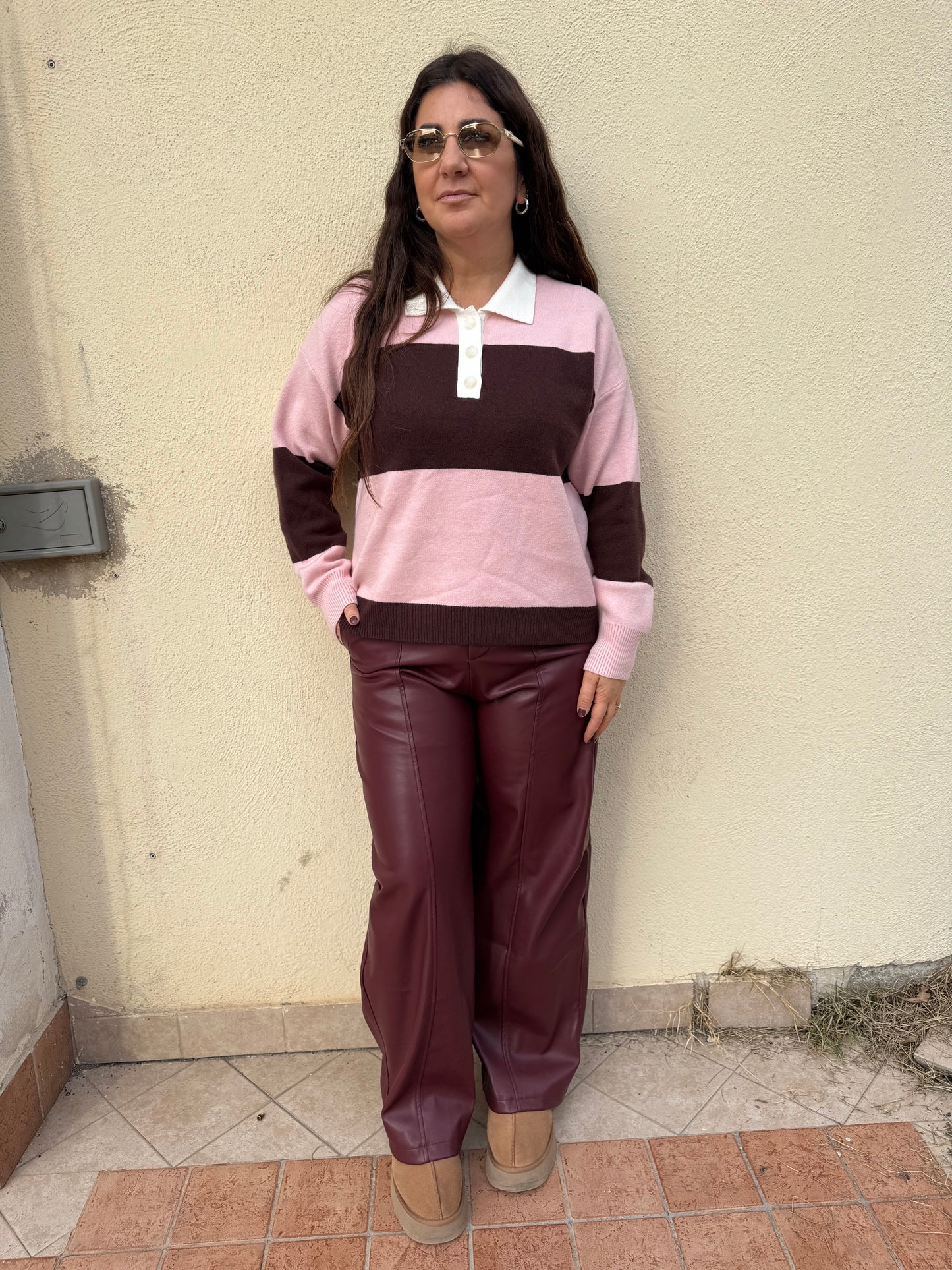 Pantalone ecopelle Alessia