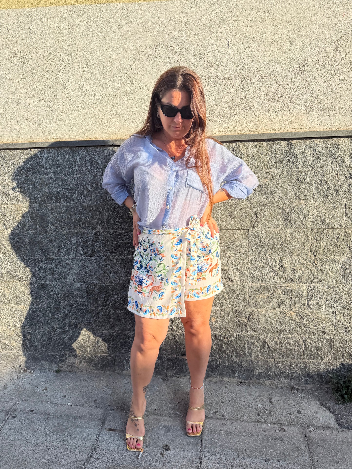 Gonna pantaloncino curvy