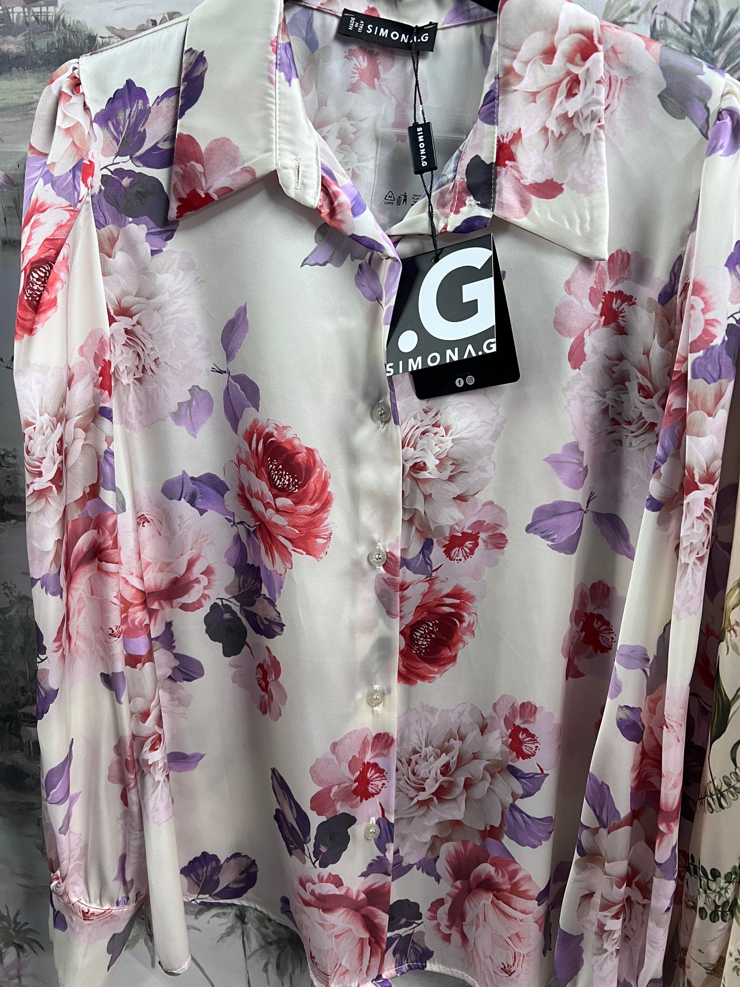 Camicia pois raso Simona g