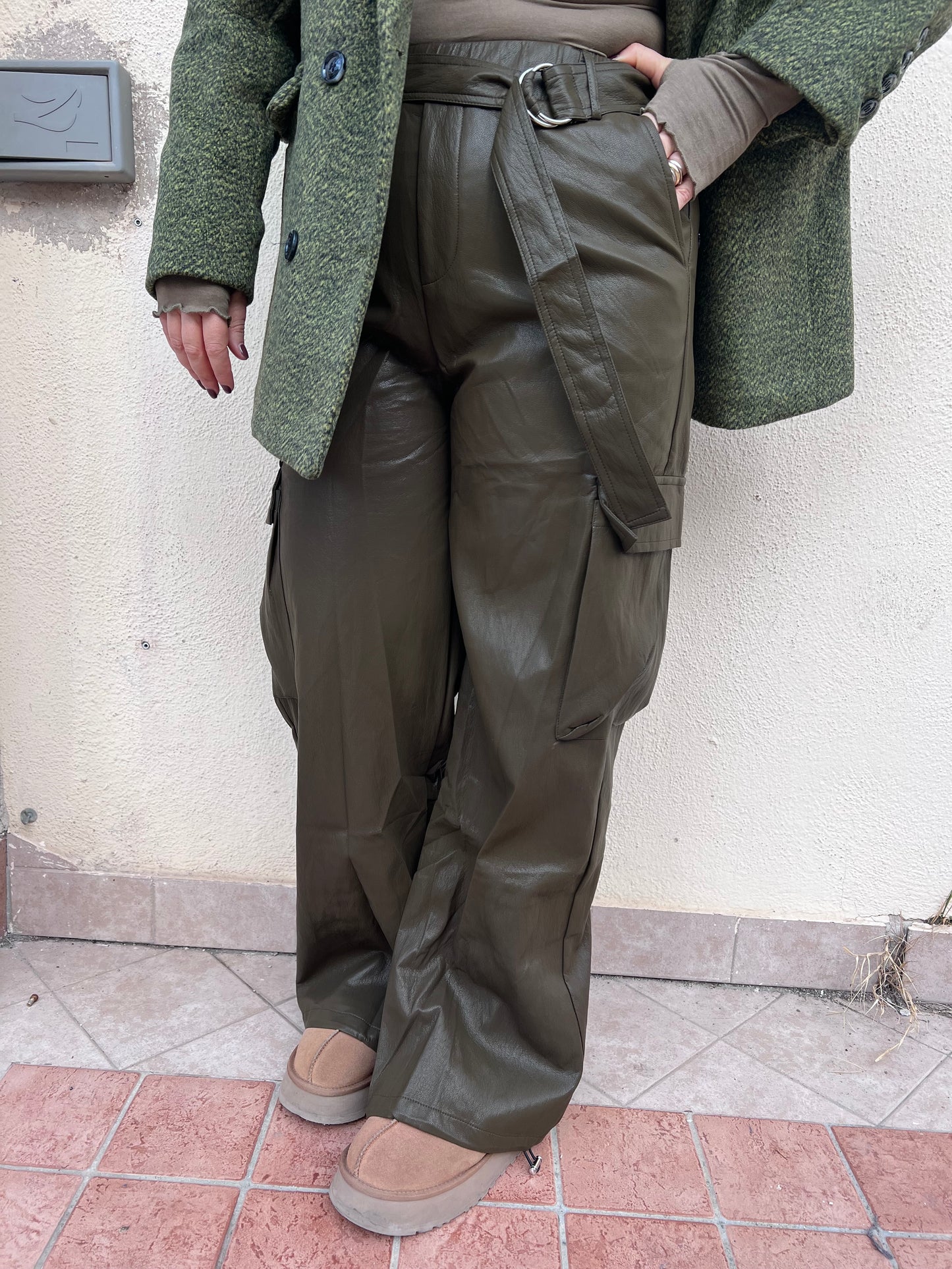 Pantalone ecopelle Drusilla