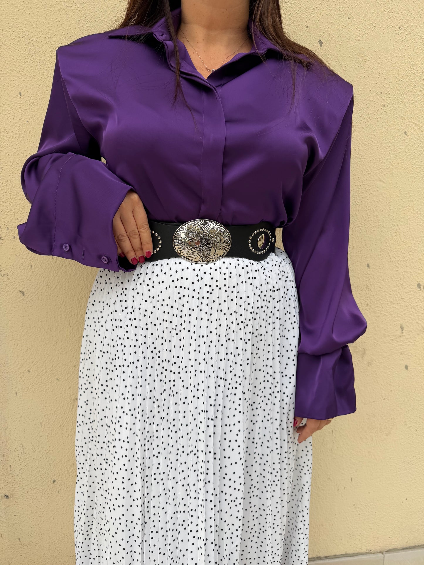 Camicia Madonna raso