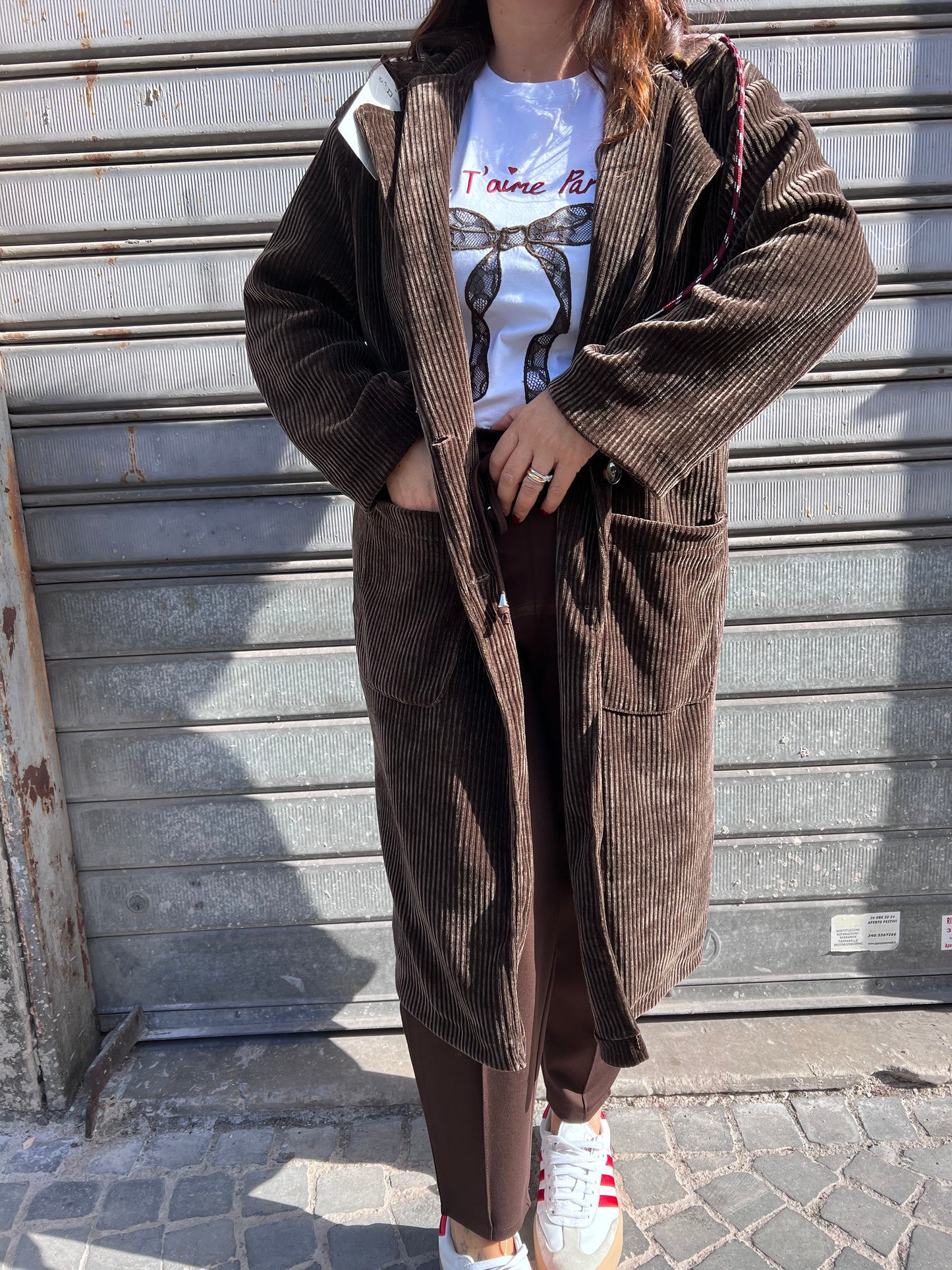 Cappotto a costine Oslo