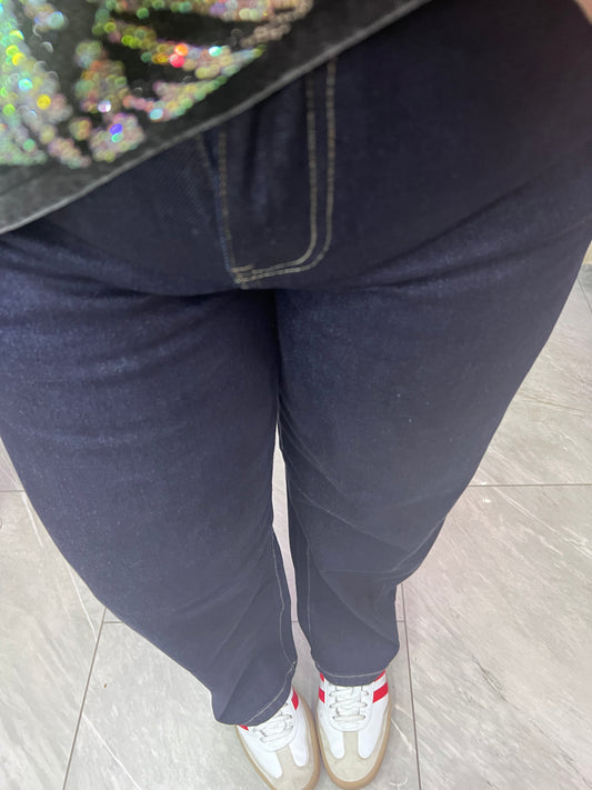 Jeans palazzo dark blue