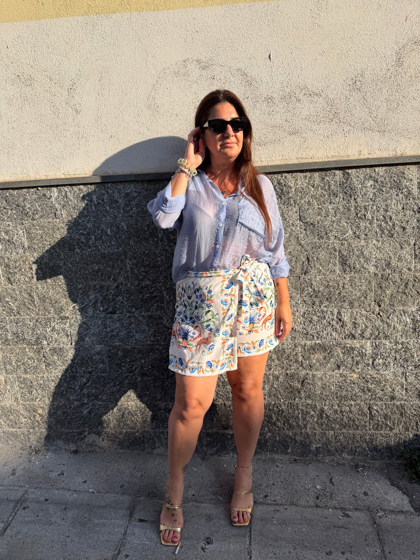 Gonna pantaloncino curvy