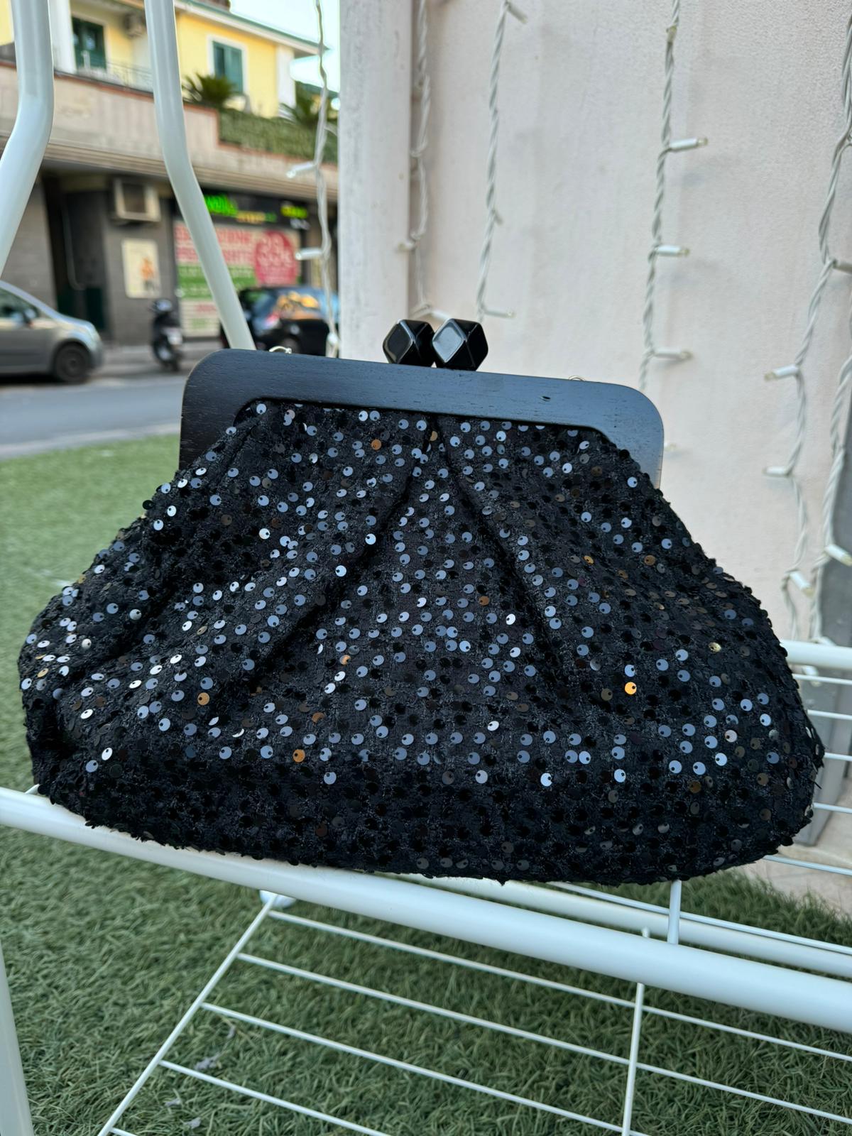 Maxi pochette paillettes