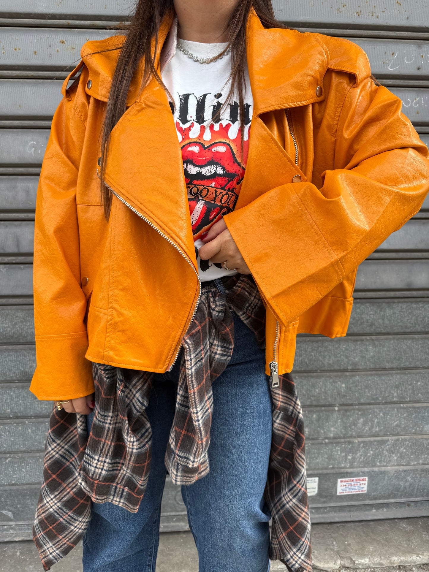 Giubbotto Esmeralda oversize