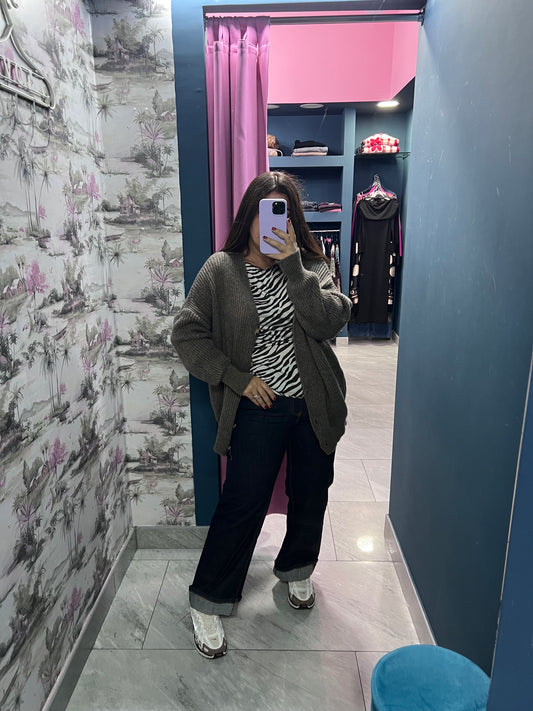 Jeans curvy pieghino