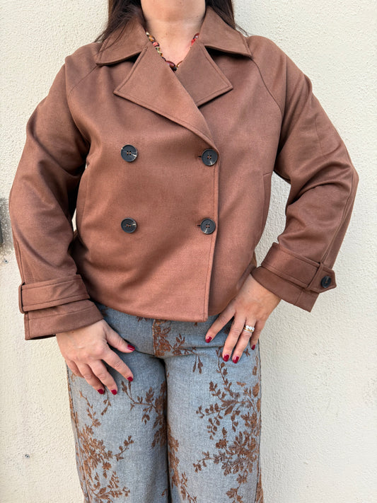 Cappotto camoscio Simona g
