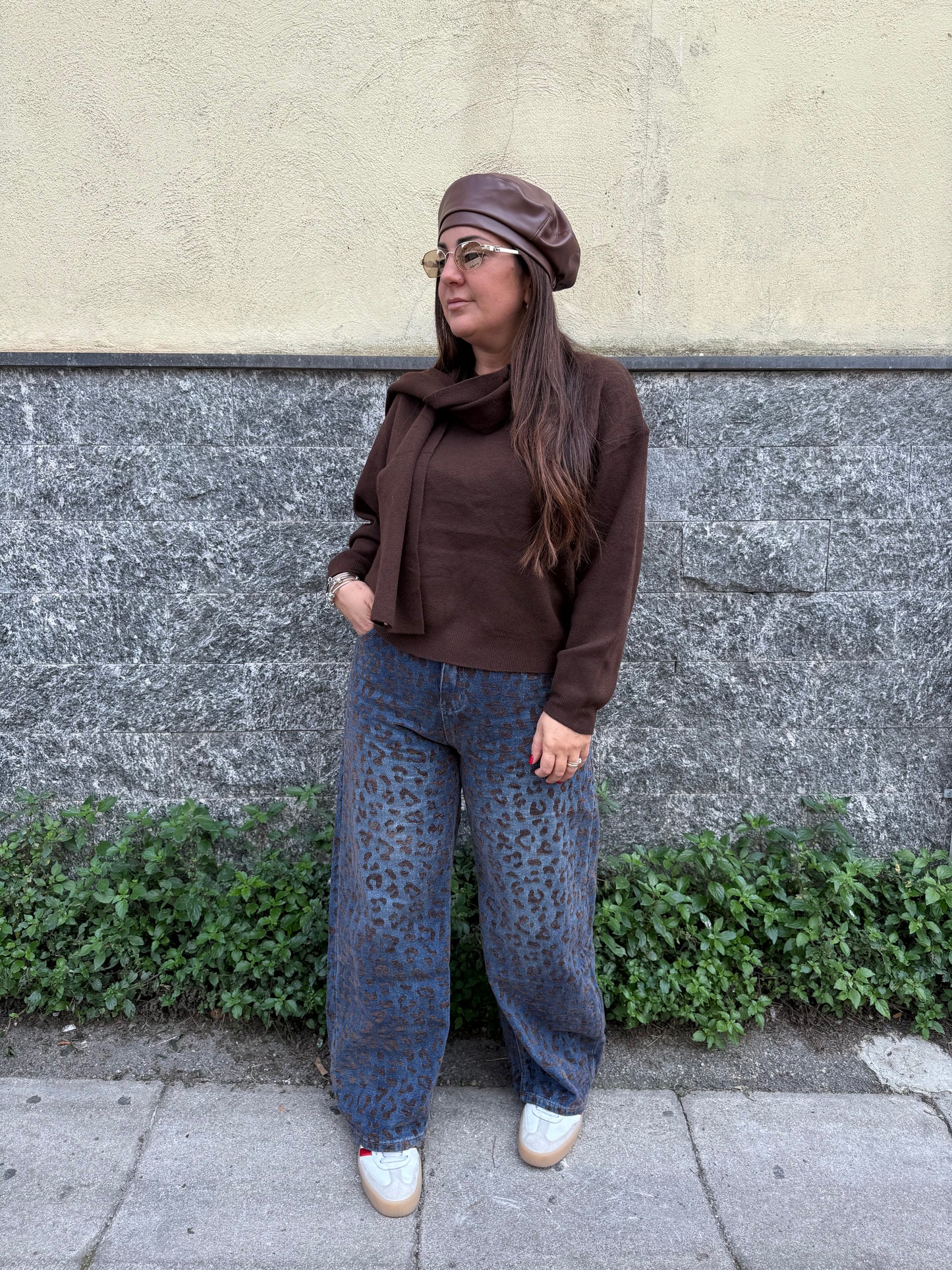 Jeans animalier Claudia