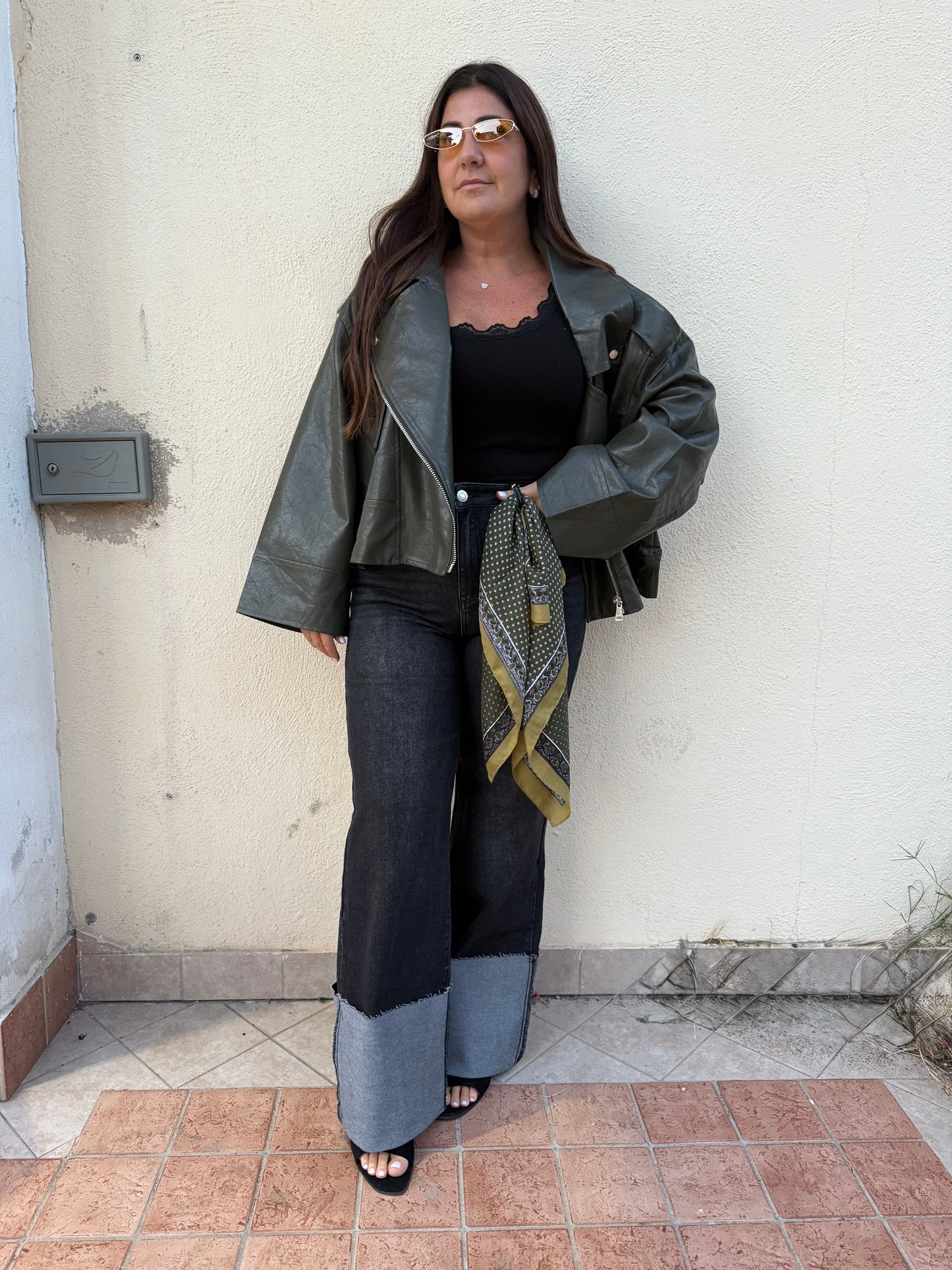 Giubbotto Esmeralda oversize