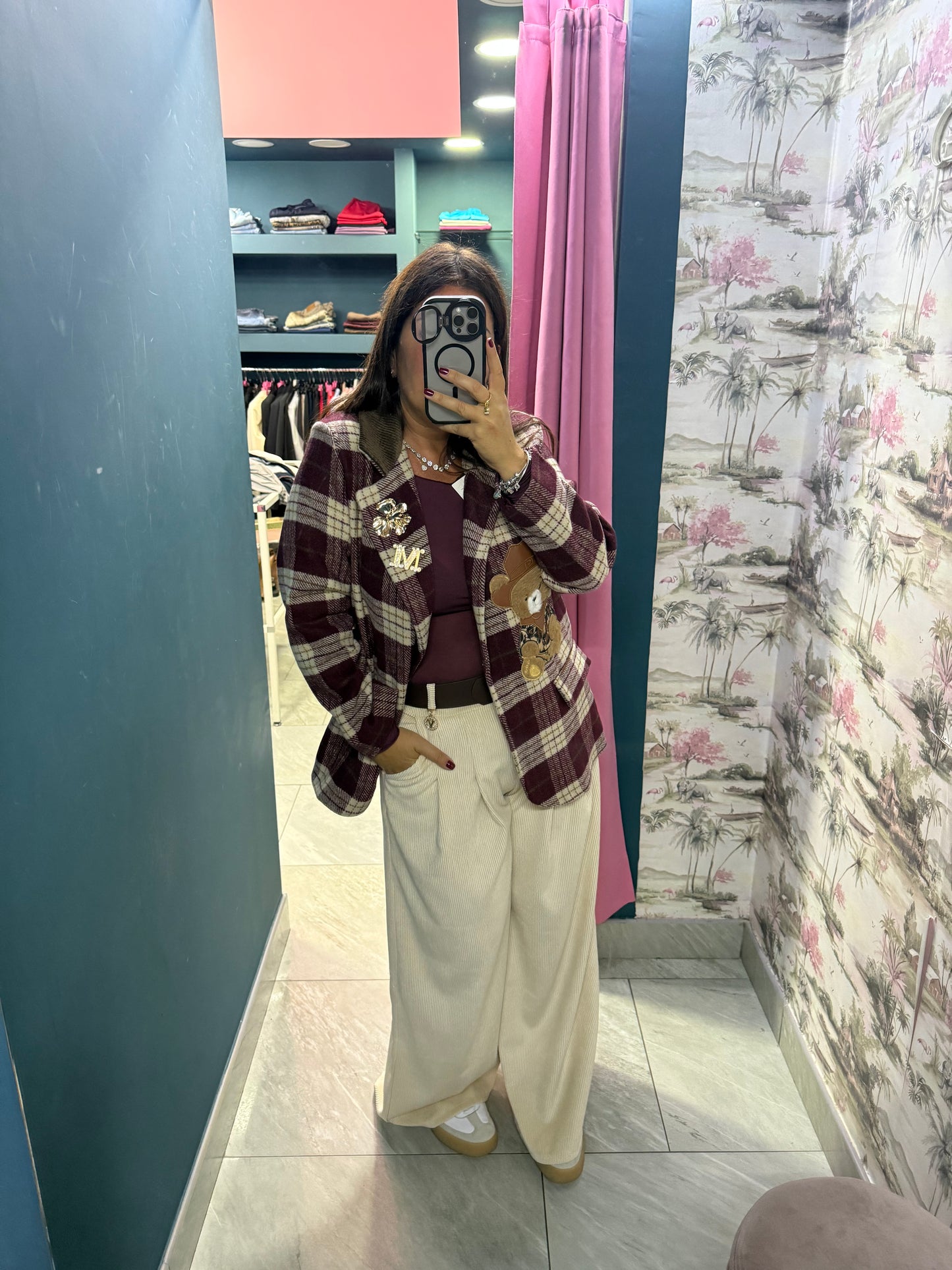 Pantalone Francesca a costine