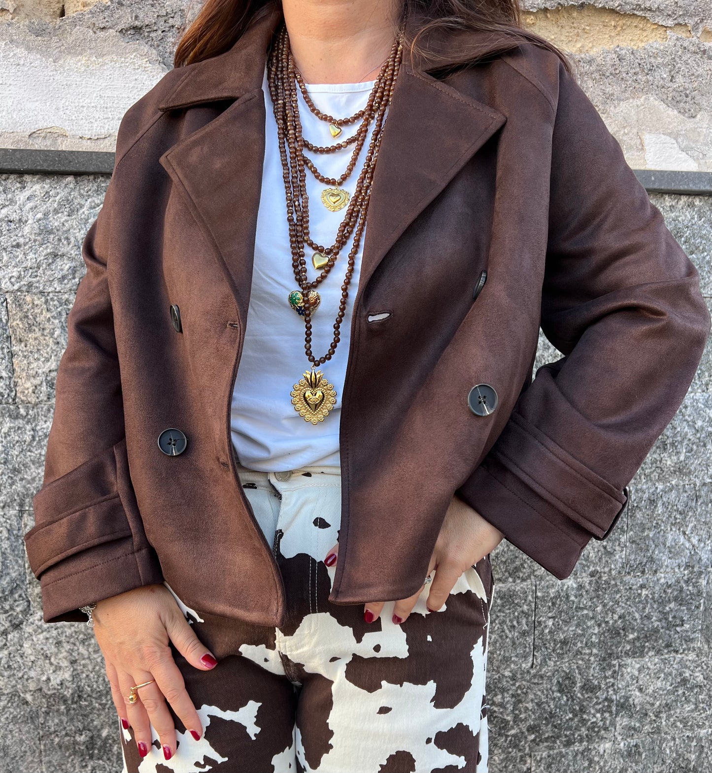 Cappotto camoscio Simona g