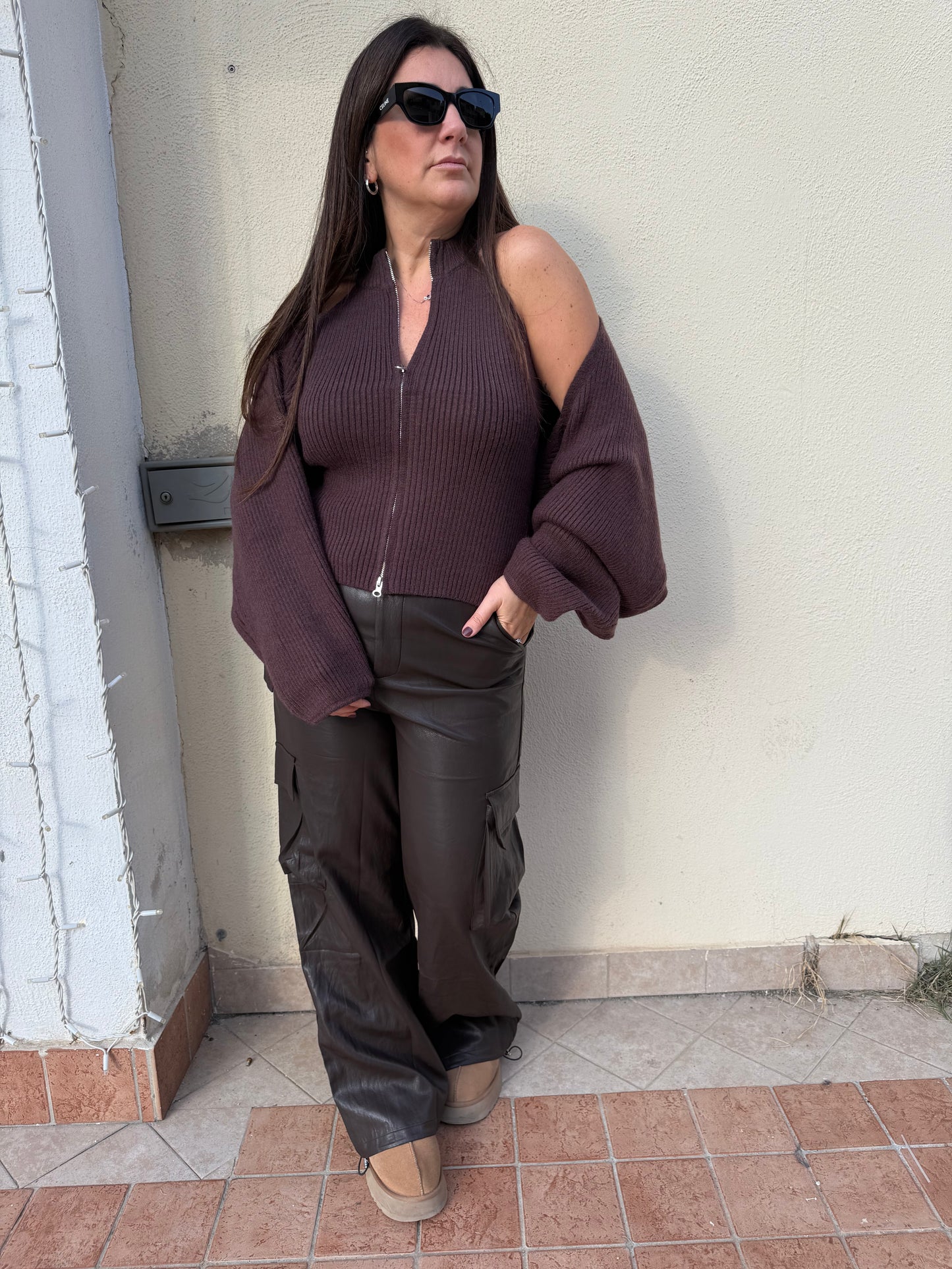 Pantalone ecopelle Drusilla