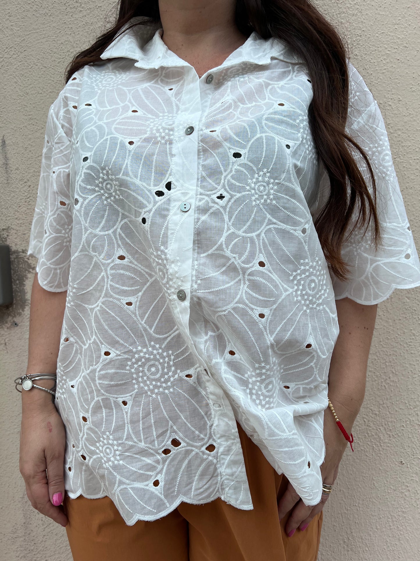 Camicia merletto Curvy