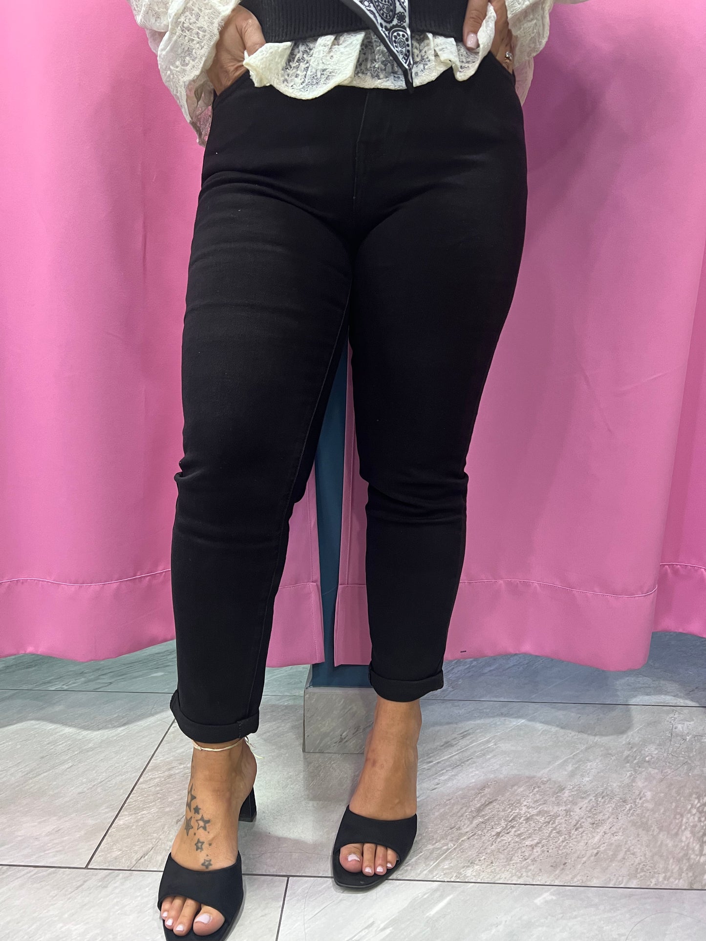 Jeans curvy black