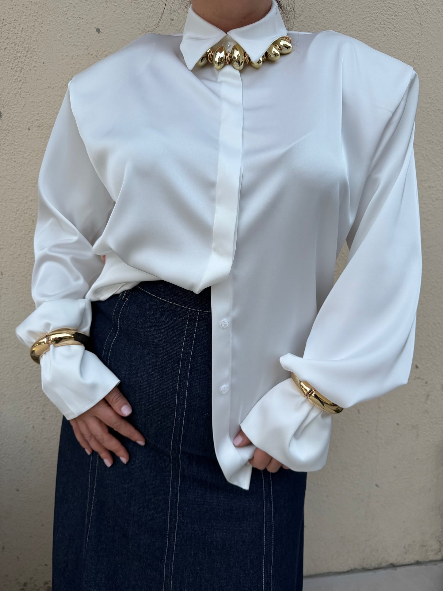 Camicia Madonna raso