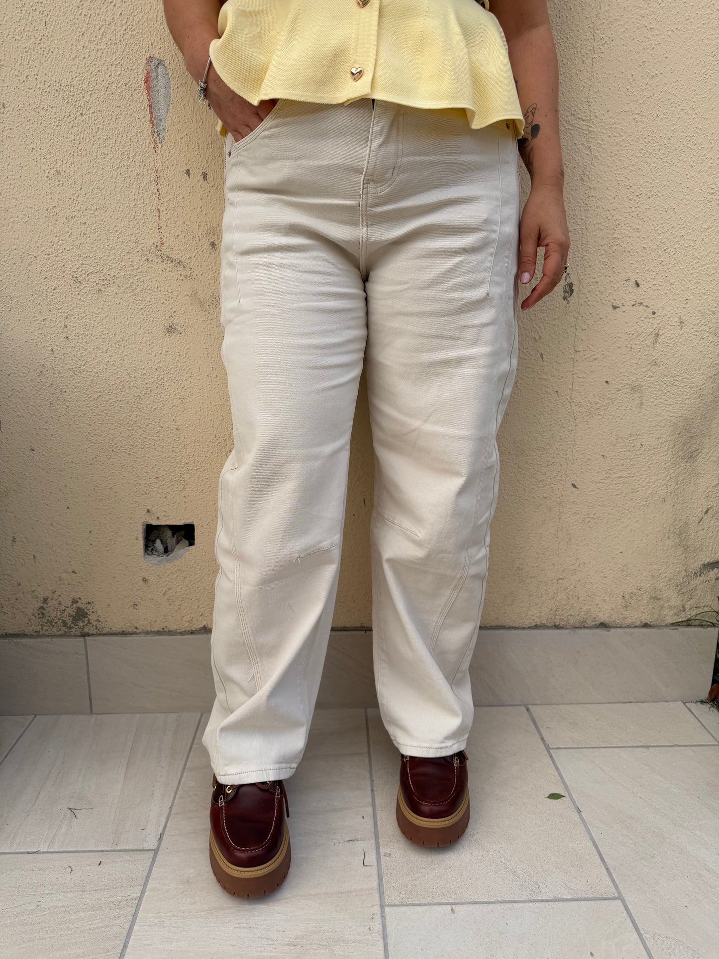 Jeans panna G&G